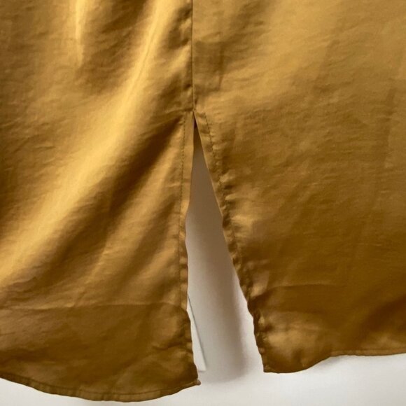 Urban Outfitters 90s Retro Brown High Low Dress Size Small Sparkle Fade Bohemian - Picture 6 of 8